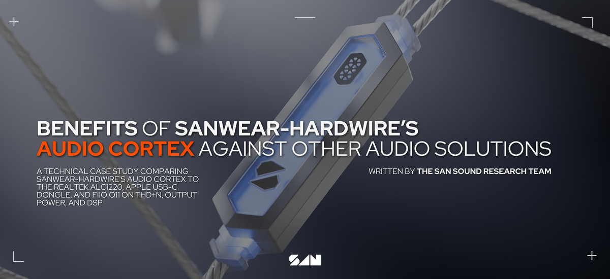 Benefits of the SANWEAR-HARDWIRE ‘Audio Cortex’ Against Common Audio Codecs & Chips