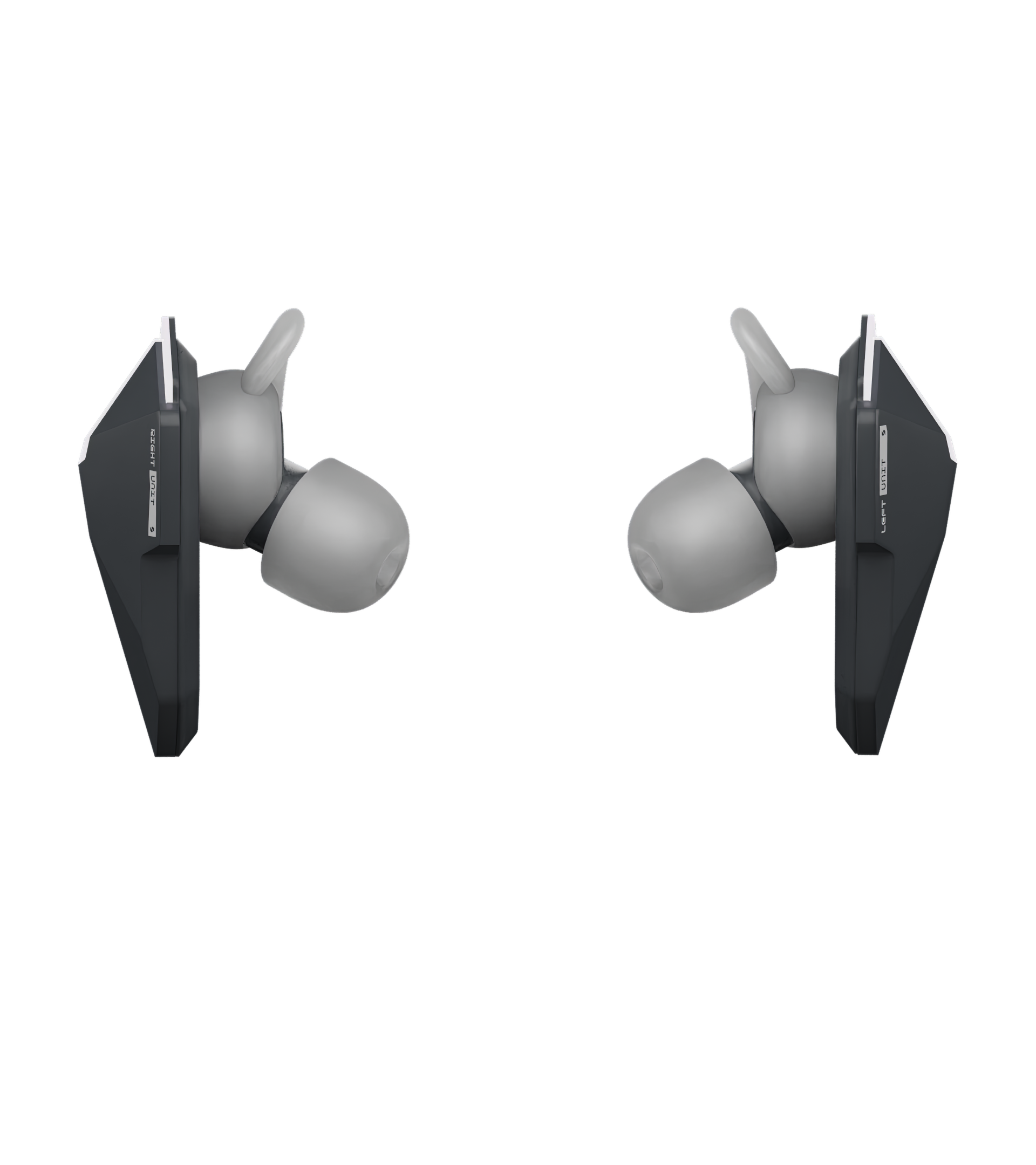 SANWEAR™ NOMAD in-ear Bluetooth earbuds top view