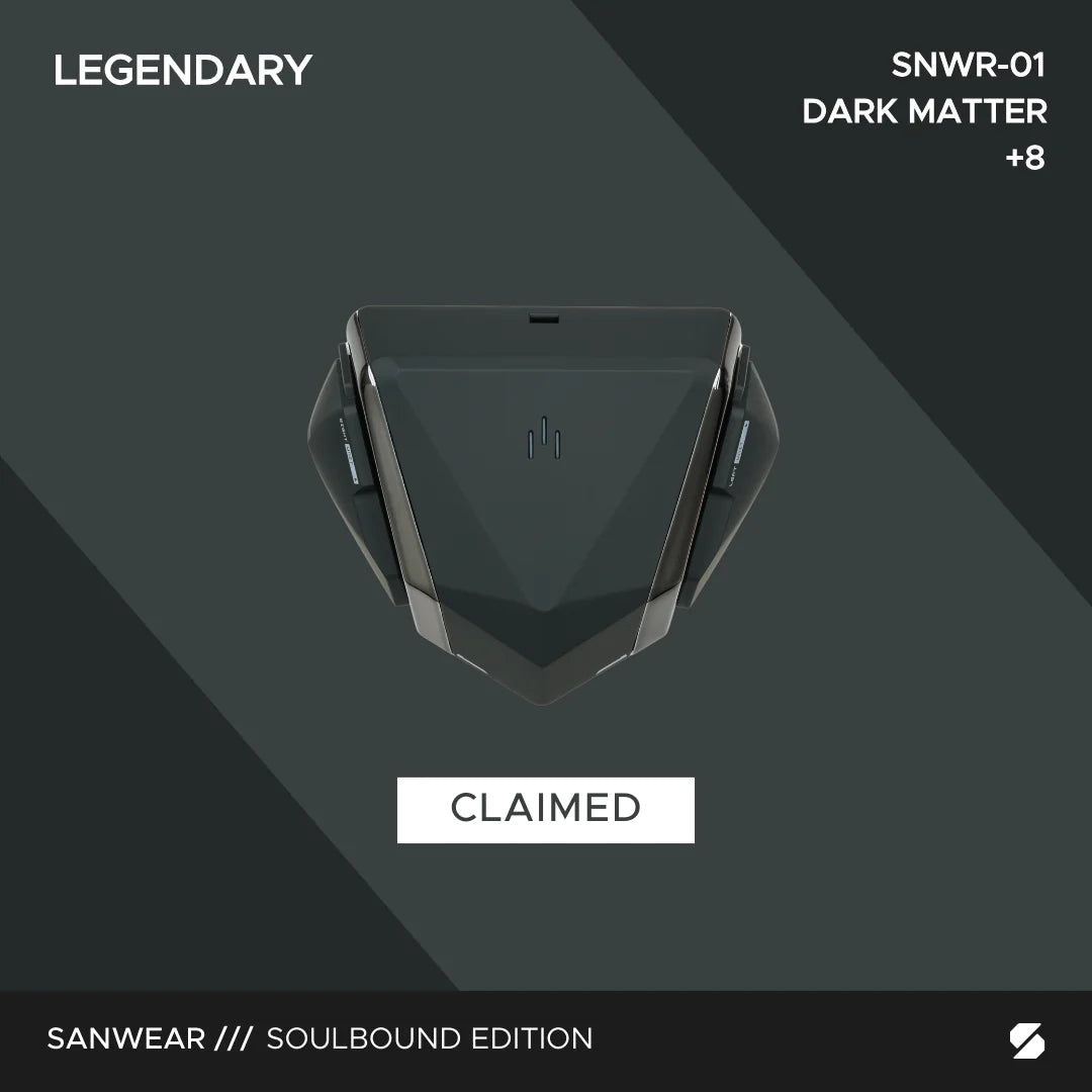 SANWEAR™ Dark Matter faction bluetooth in-ear headphone claimable units