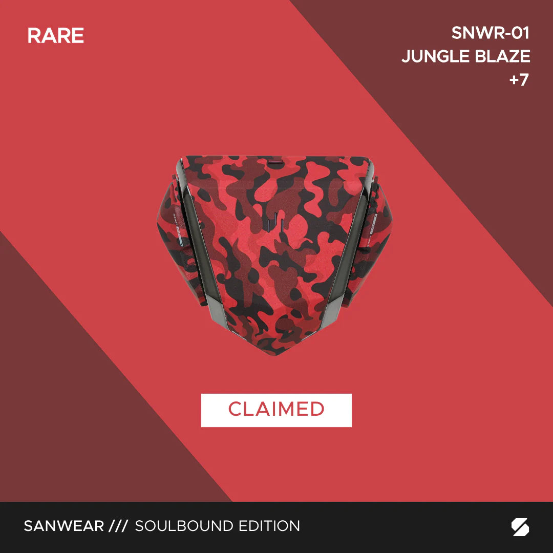 SANWEAR™ Jungle Blaze faction bluetooth in-ear headphone claimable units