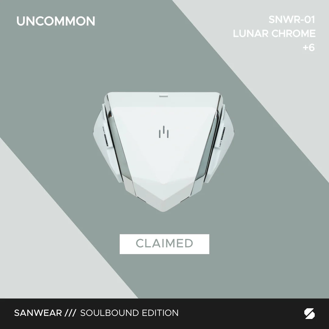 SANWEAR™ Lunar Chrome faction bluetooth in-ear headphone claimable units