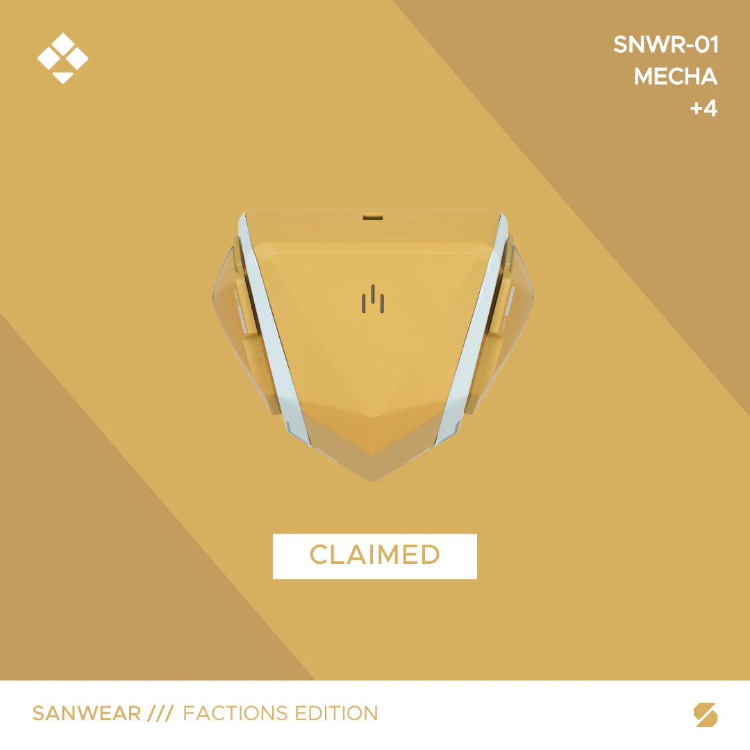 SANWEAR™ MECHA faction bluetooth in-ear headphone claimable units